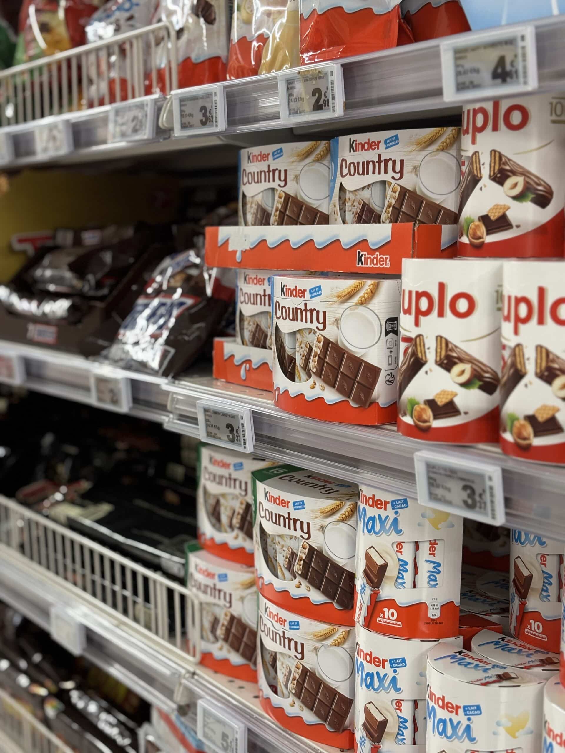 épicerie sucrée leclerc foix kinder