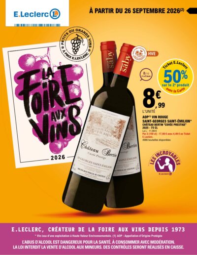 Foire aux vins d'automne page 1 E.Leclerc Foix