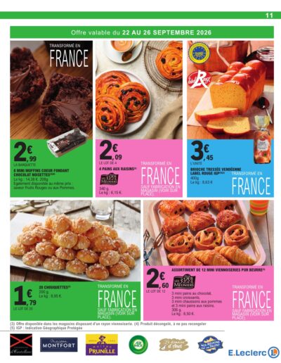 Vos promos du moment page 11 E.Leclerc Foix