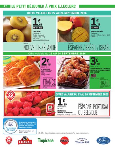 Vos promos du moment page 12 E.Leclerc Foix