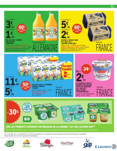 Vos promos du moment page 13 E.Leclerc Foix