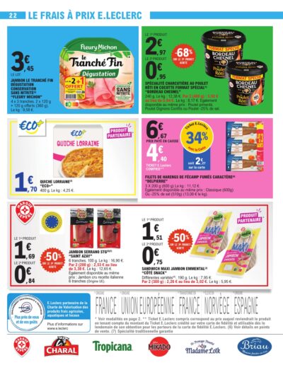 Vos promos du moment page 22 E.Leclerc Foix