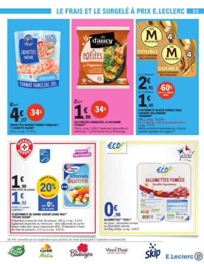 Vos promos du moment page 23 E.Leclerc Foix