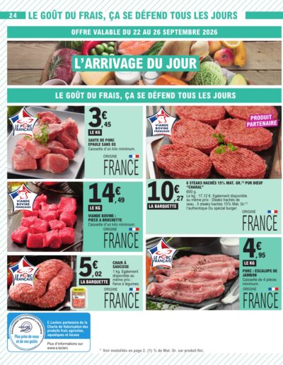Vos promos du moment page 24 E.Leclerc Foix