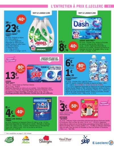 Vos promos du moment page 31 E.Leclerc Foix
