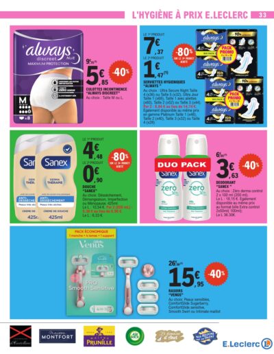 Vos promos du moment page 33 E.Leclerc Foix