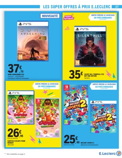 Vos promos du moment page 37 E.Leclerc Foix