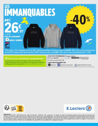 Vos promos du moment page 40 E.Leclerc Foix