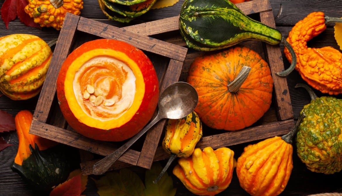 Recettes d&rsquo;automne en Ariège : potiron, azinat et cèpes