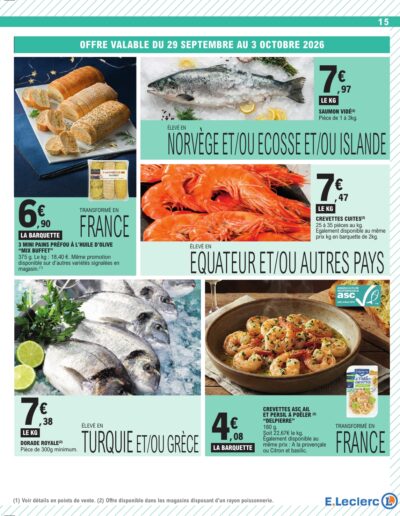 Un octobre gourmand page 15 E.Leclerc Foix