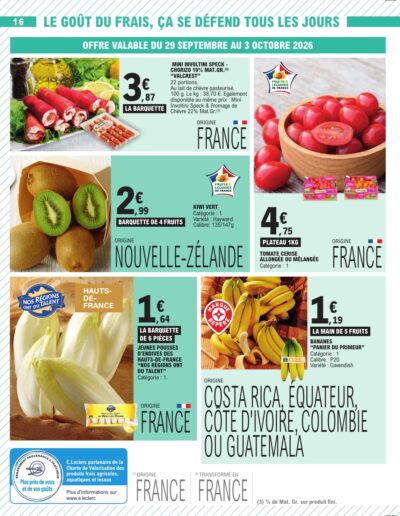 Un octobre gourmand page 16 E.Leclerc Foix