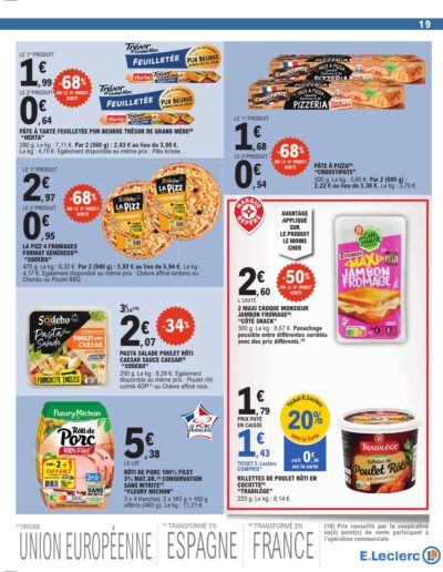 Un octobre gourmand page 19 E.Leclerc Foix