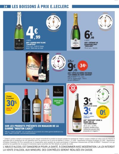 Un octobre gourmand page 24 E.Leclerc Foix