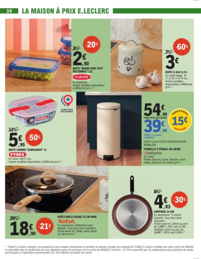 Un octobre gourmand page 30 E.Leclerc Foix